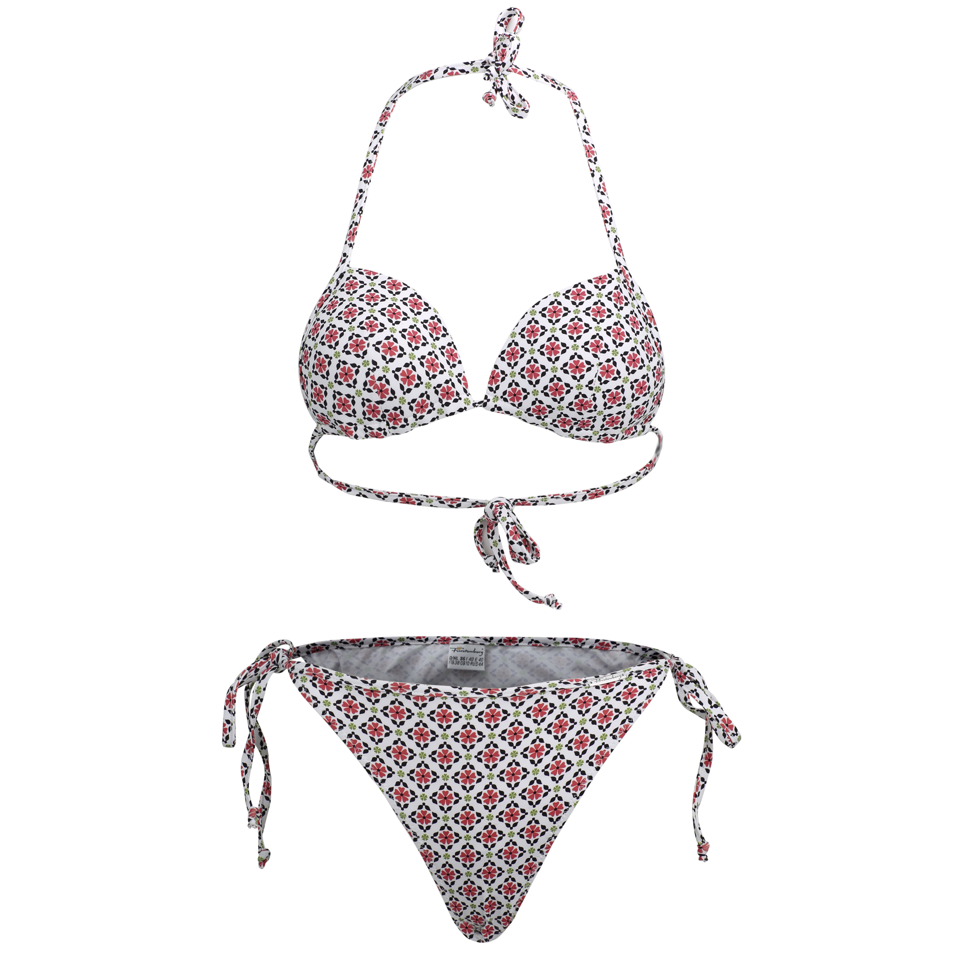 Triangel-Bikini mit Schale